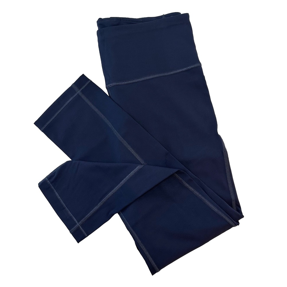 ATHLETA Ultimate Stash Pocket Capri Leggings • Small • navy blue • yoga - Picture 1 of 9